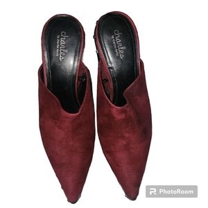 Burgundy Mules